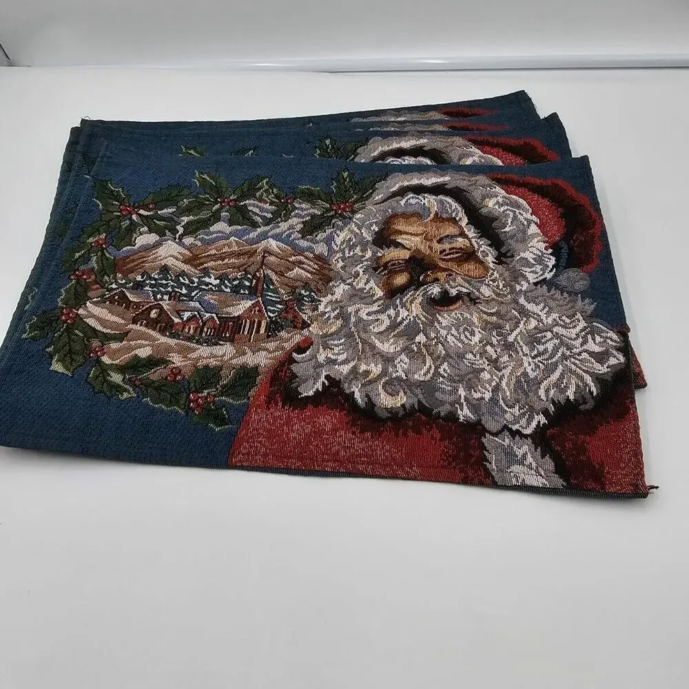 Vintage Santa 6 placemats‎